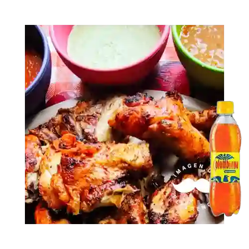 Combo Cuarto de Pollo + Colombiana 400 ml