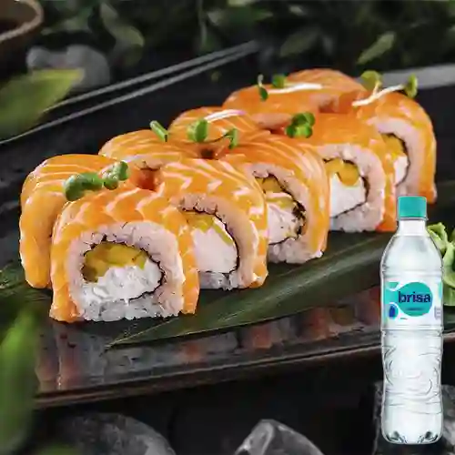 Combo Sushi Rainbow + Brisa Sin Gas 600ML