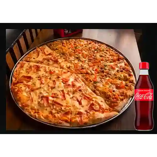 Combo Pizza Mediana + Coca-Cola Sabor Original 350 ml