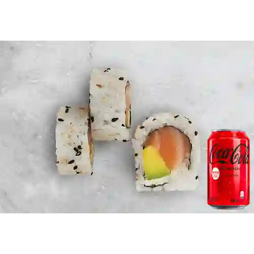 Combo Sushi Tradicional Filadelfia + Coca Cola Sin Azúcar 330ML