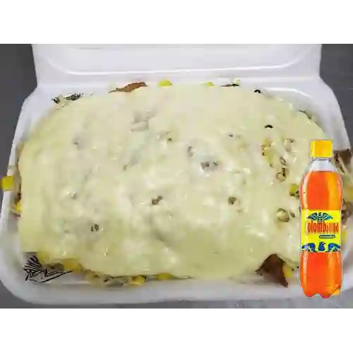 Combo Salchipapa J&l + Colombiana 400 ml