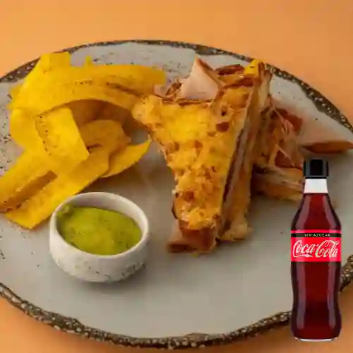 Combo Sándwich Moran + Coca-Cola Sin Azúcar 350 ml