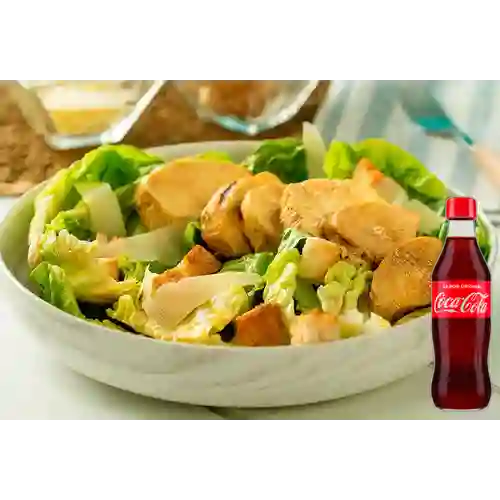 Combo Ensalada Cesar + Coca-Cola Sabor Original 350 ml