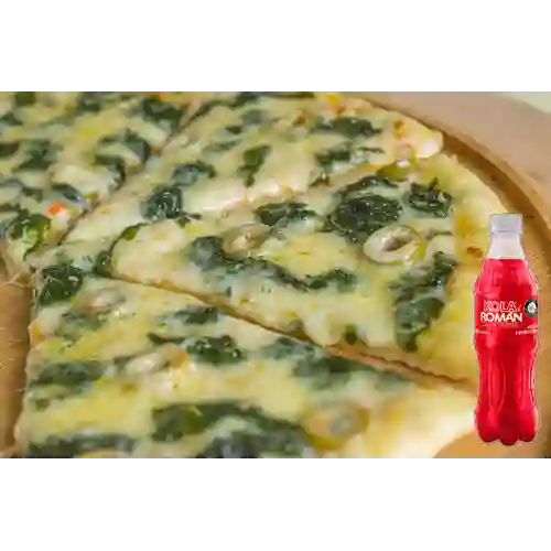 Combo Espinaca y Aceitunas + Kola Román Original 400ML