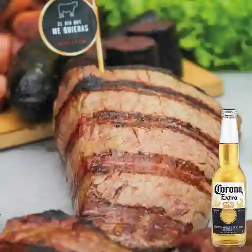 Combo Bife de Lomo Corte Delgado + Corona 350 ml