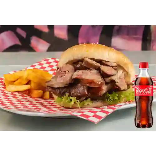 Hamburguesa Llanera Kantrina +Cocacola Org 400ml