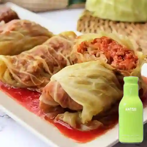 Combo Hojas de Repollo X 4 + Hatsu Verde 400 ml
