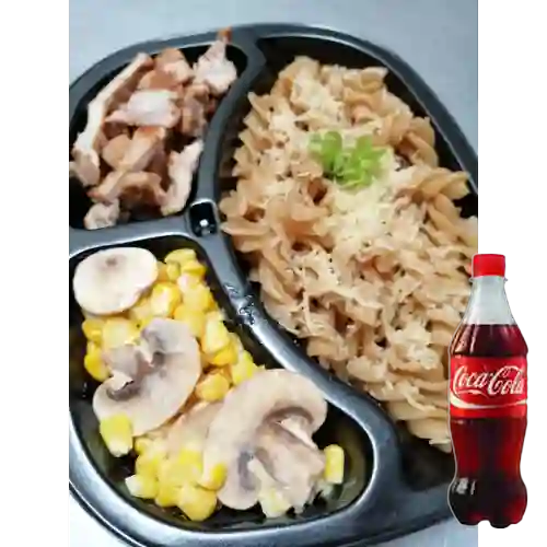 Combo Almuerzo Fit Lomo de Cerdo + Gaseosa Coca-Cola