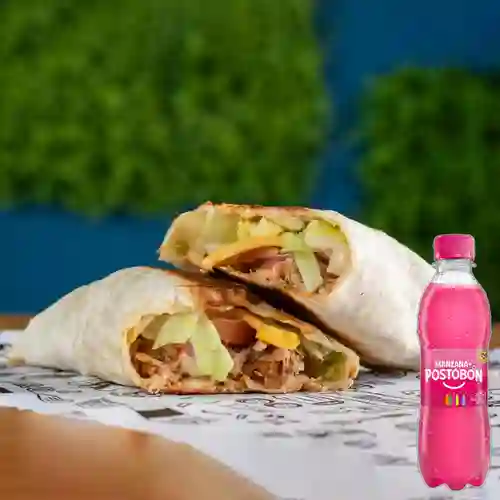 Combo Wrap de Ropa Vieja + Manzana 250 ml