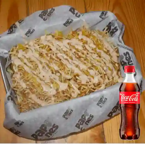 Combo Salchipapacona Especial +Cocacola Orig 400ml