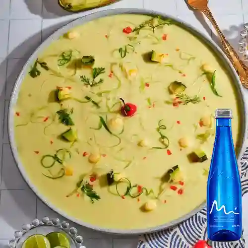 Combo Tiradito Palteado + Manantial Sin Gas 500 ml