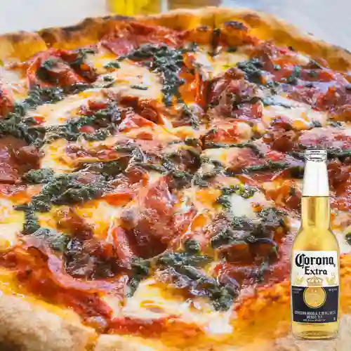 Combo Pizza la Secreta + Corona 350 ml