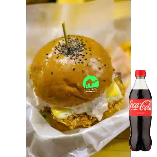 Combo Burger Mixta + Coca-Cola Sabor Original 255 ml