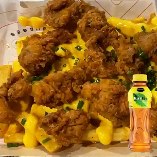 Combo Fries And Bites + Fuze Tea Limón 400ML