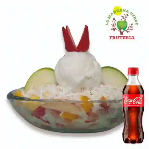 Combo Ensalada c/ Helado +Cocacola Orig 400ml