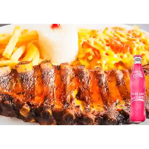 Combo Costilla + Postobón Manzana 350 ml