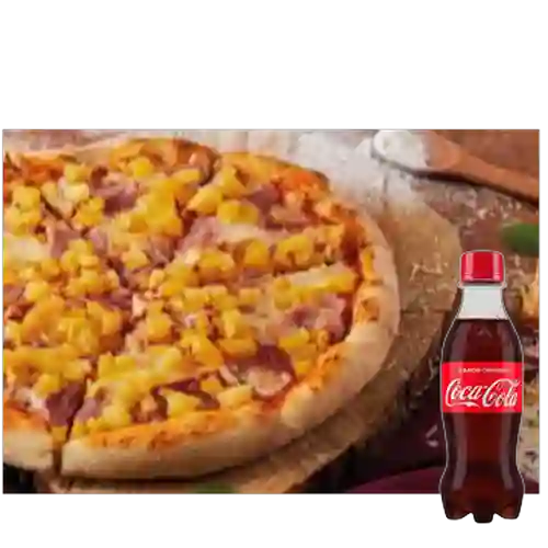Combo Pizza Hawaiana Personal +Cocacola Orig 250ml