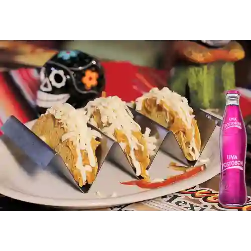 Combo Tacos + Uva Postobon 350 ml