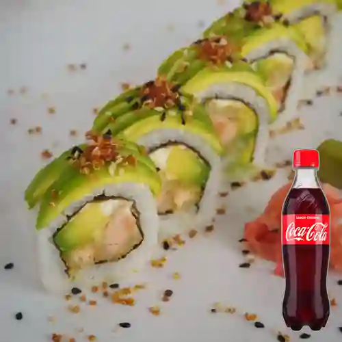 Combo Salmon Rolls + Coca-cola Sabor Original 400 ml