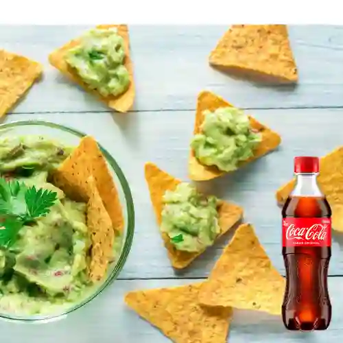 Porción de Totopos (Nachos) + Cocacola Org 400ml