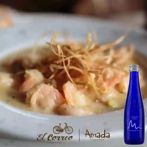 Combo Camarones Coconut + Manatial Sin Gas 300ML