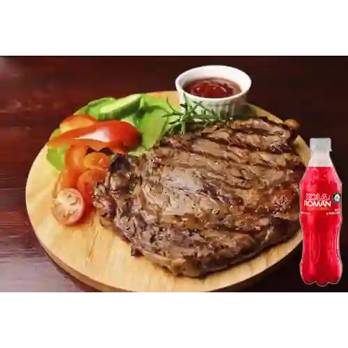 Combo Sobrebarriga al Gusto +Kola Román Orig 400ML