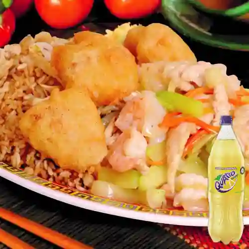 Bandeja Arroz Combinada Chop Suey +Quatro Org 1.5Lt