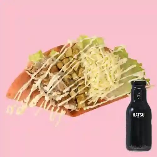 Combo Crepe de Pollo Mayo + Hatsu Negro 400 ml