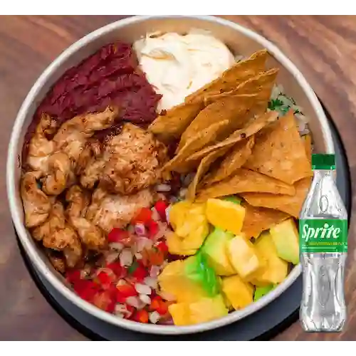 Combo Poke Mexican Bowl + Sprite Original 400ml