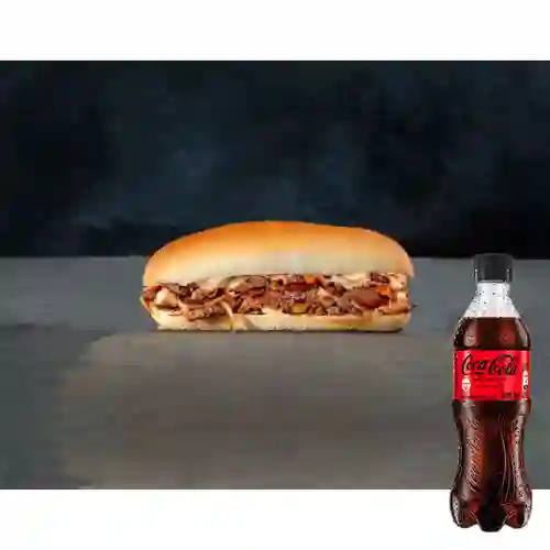 Sándwich Philly Filadelfia 15 Cm +Cocacola S/az 400ml