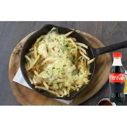 Combo Papas Chorriadas + Coca-cola Sabor Original