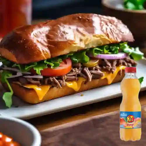 Combo Sándwich Criollo + Jugo Hit Mango 500 ml