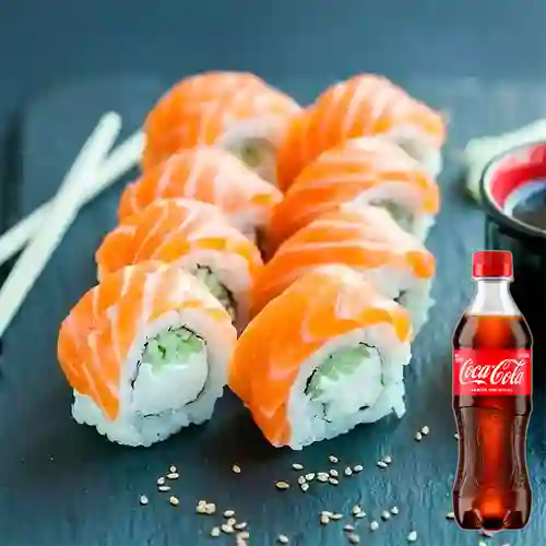 Philadelphia Salmon Roll 8 Pz +Cocacola Org 400ml