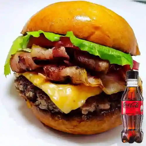 Combo Americana + Coca Cola Sin Azúcar 250ML