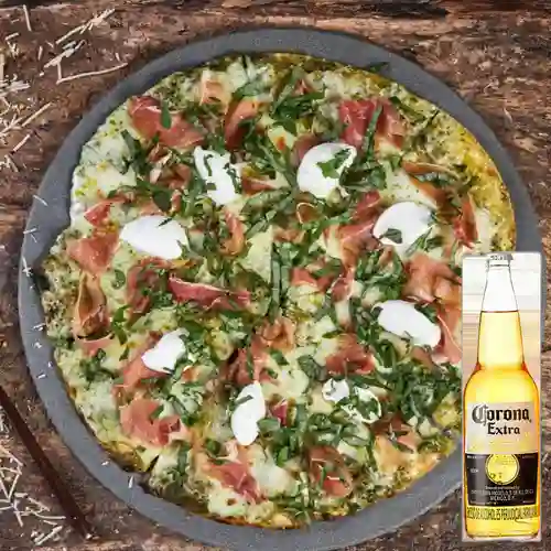 Combo Pizza Boconccina + Corona 330 ml