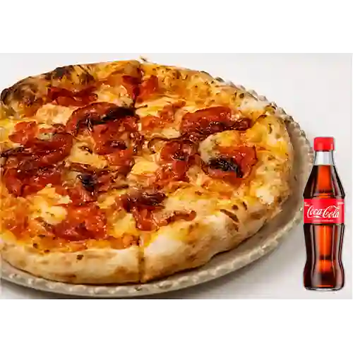 Combo Pizza de Chorizo Español +Cocacola Orig 300ML