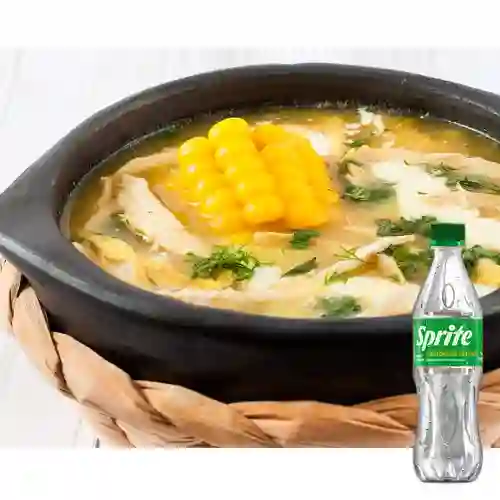 Combo Sopa de Ajiaco + Sprite Original 400ml