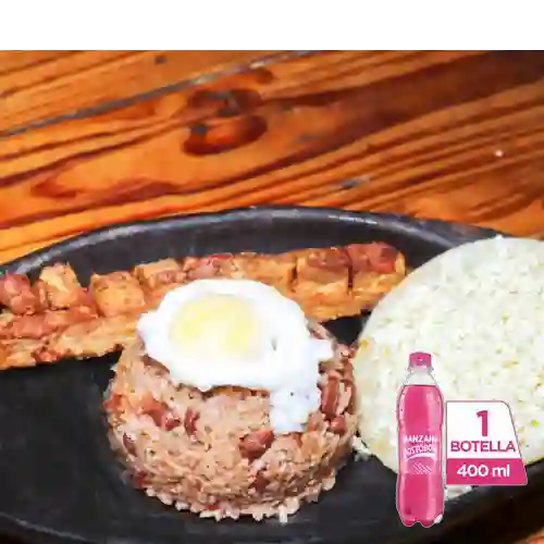 Combo Calentao c/ Chicharrón +Postobón Manzana 400ml