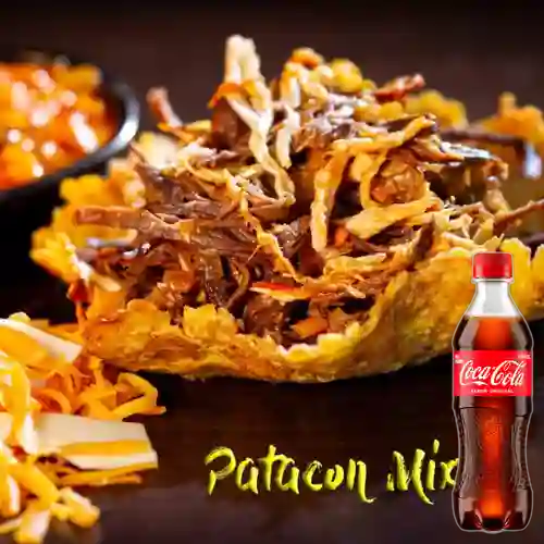 Combo Patacon Mixto + Coca Cola Original 400 ml