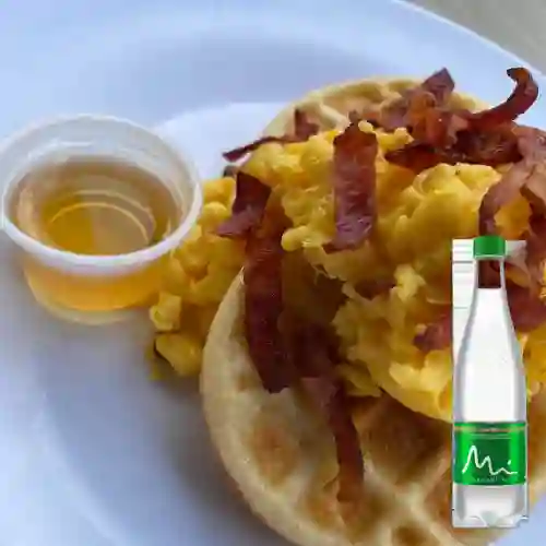 Combo Waffleboneta + Manantial  Con Gas 500 ml