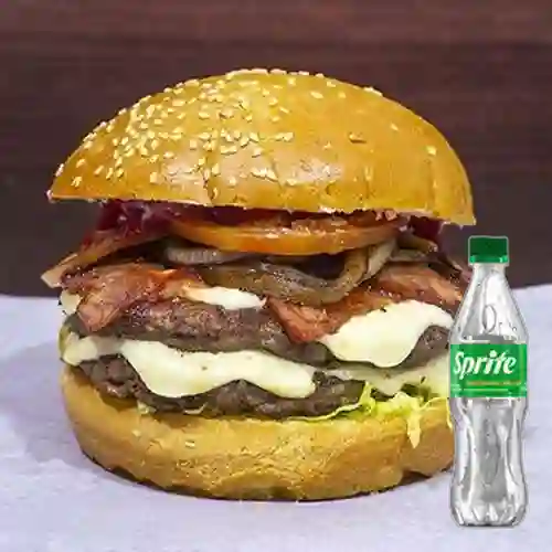 Combo Hamburguesa Home Super + Sprite Original 400ml