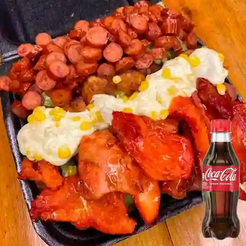 Combo Salchipapa Vaquera + Coca Cola 250Ml