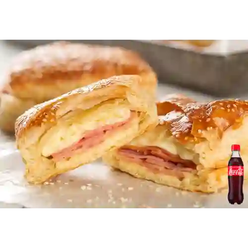 Combo Pastel de Jamón&Queso +Cocacola Orig 400ml