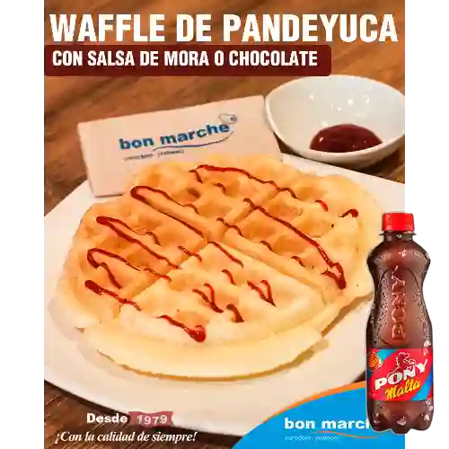 Combo Waffle de Pandeyuca + Pony Malta 330 ml