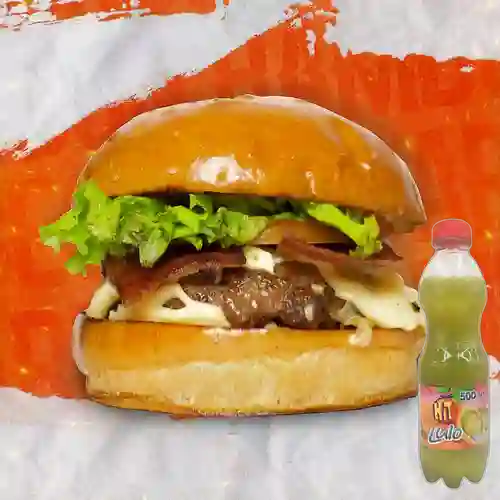 Combo Burger Americana + Hit Lulo 500 ml