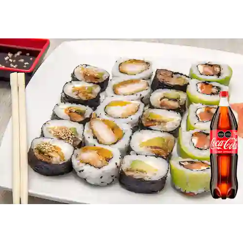 Combo 3 de Sushi + Coca Cola Original 1.5 L