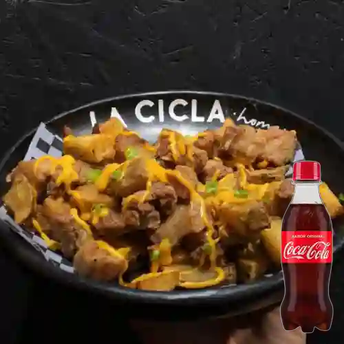 Combo Chicharrones 250 gr + Coca Cola Pet 250 ml