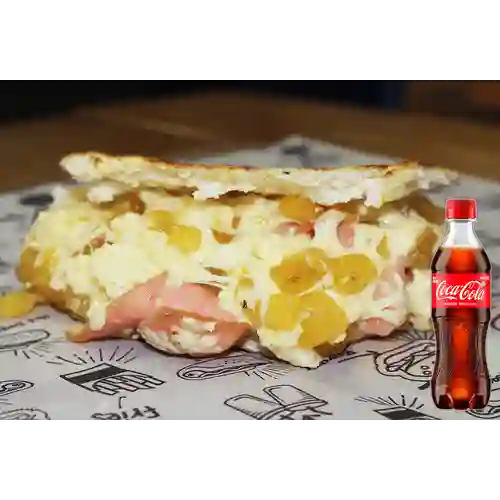 Combo Arepa Hawaiana + Coca Cola Original 400 ml