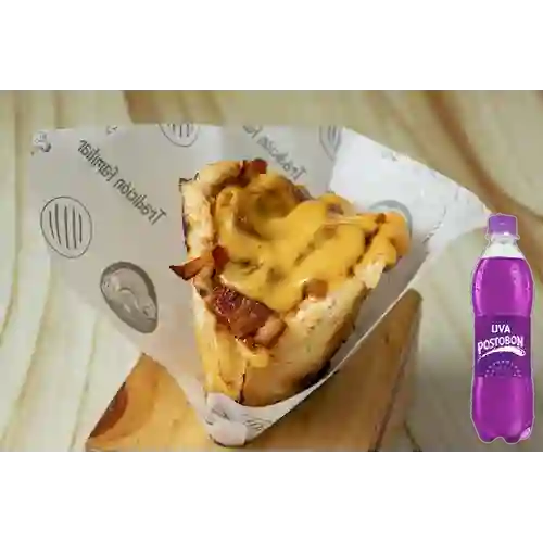 Combo Arepa Mix al Grill + Postobon Uva 400 ml