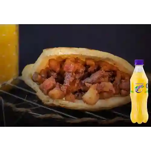 Combo Arepa Marranada + Quatro Original 400ML